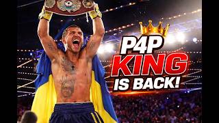 Vasiliy Lomachenko Is BACK!