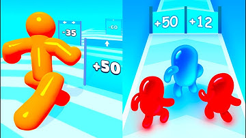 Tall Man Run Vs Join Blob Clash 3d 🟩⬜⬛  Hard Levels Challenge Walkthrough Gameplay ON3493