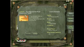 Charm Solitaire - Level 61. The Flag over the Royal Councelors' Tower.