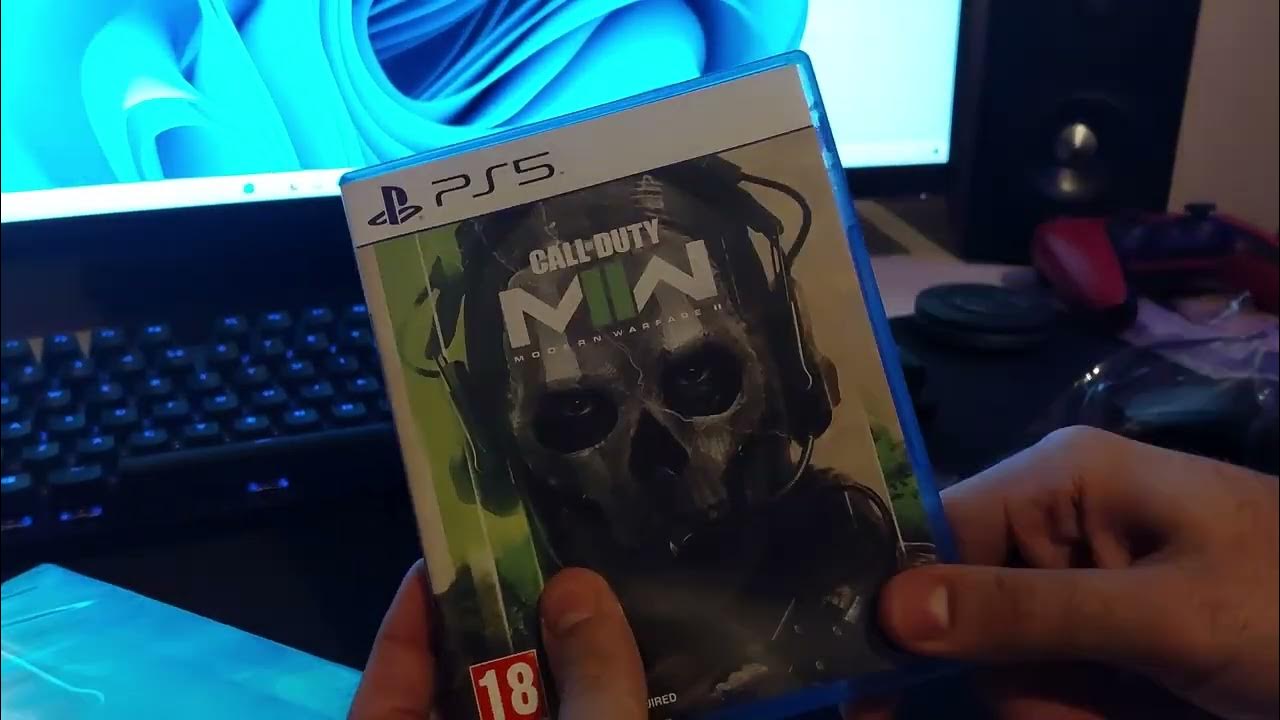 quick Unboxing call of duty modern warfare 2 ps5 and Steelcase YouTube