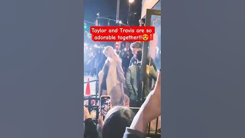 Taylor and Travis are so adorable together #taylorswift #traviskelce #trending #taylor #shorts #fyp