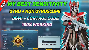 New Update 1.8.0 !! Best Sensitivity CODE+ Control Setting PUBG Mobile | BGMI After Update 1.8.0