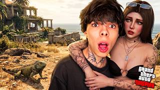 ¡SOBREVIVÍ en una ISLA ABANDONADA con mi NOVIA en GTA 5 RP! 🤯