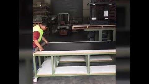 How to roll laminate sheets! Polytec tutor guide