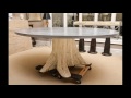 Tree Trunk Table