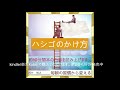 [ハシゴのかけ方]電子書籍　10分間内容を読み上げます（お中元3日間限定特価）