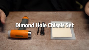 OWDEN 3 Pcs Leather Diamond Chisels Kit