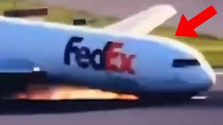 FedEx Lands With MISSING Gear - Daily dose of aviation