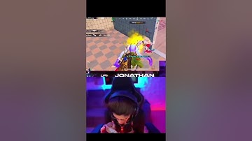 Jonathan Hacker Like 1v4 Clutch Enemy Shocked 😲! Hacker Or Wott 😱 #shorts #jonathangaming