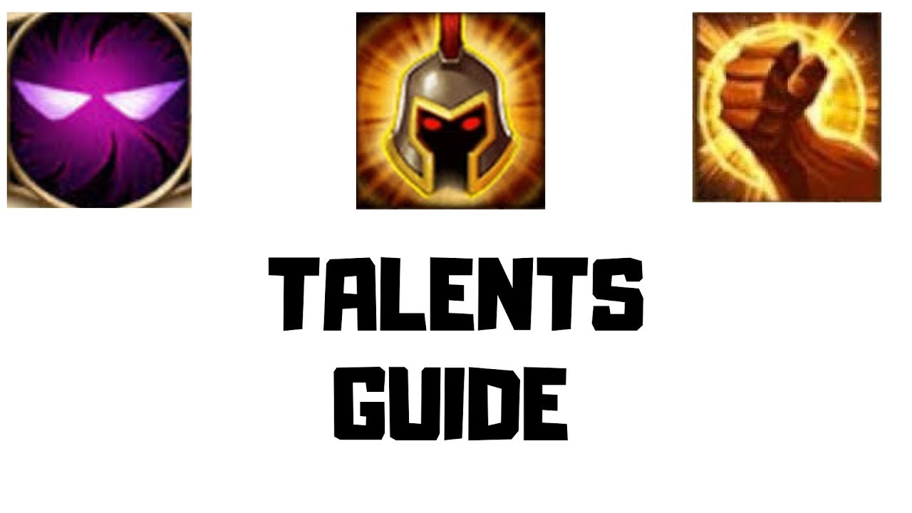 Castle Clash | Talent Guide | What is best for???