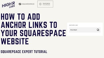 How to Add Anchor Links on a Squarespace Website