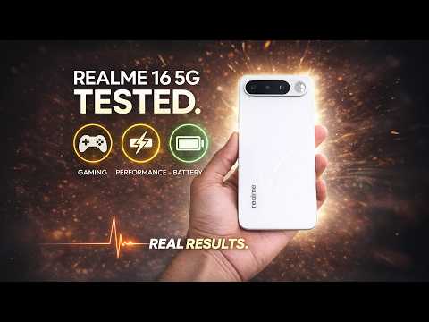 Realme 16 5g Full Performance Test... Battery Drain, Gaming & Benchmarks!