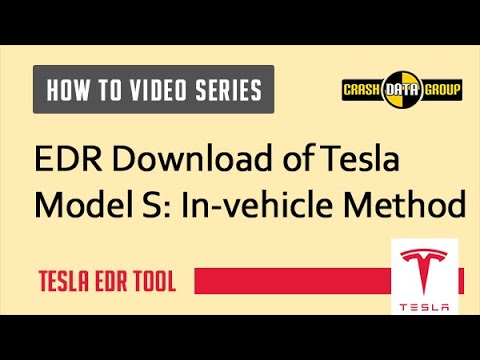 EDR Download of Tesla Model S: In-vehicle Method