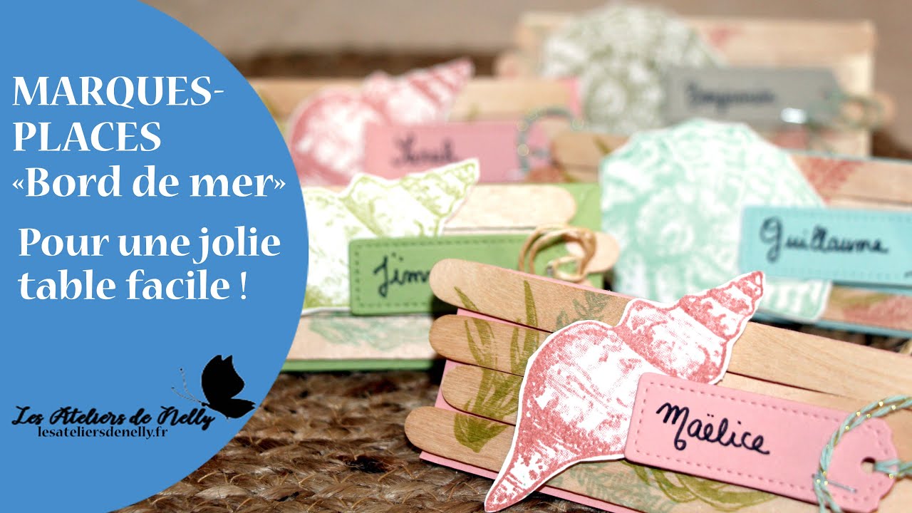 Etiquettes porte nom / Marques places pour une jolie déco de table facile !