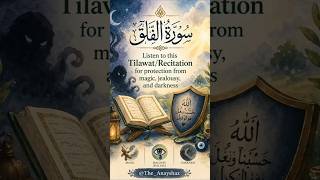 Surah Al-Falaq 🌙 Protection from Darkness &amp; Evil | Powerful Recitation