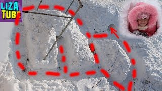 Строим Лабиринт ИЗ СНЕГА для Таффи Снежная полоса препятствий для собаки LizaTube Строим Лабиринт ИЗ СНЕГА для Таффи Снежная полоса препятствий для собаки LizaTube