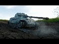 Tiger II горит хорошо уничтожение КИСЫ 2 с балванами