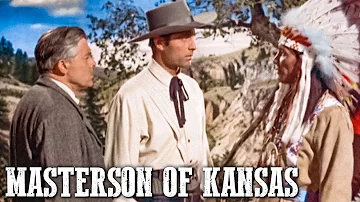 Masterson of Kansas | Cowboy Movie | Indians | Western Movie in Full Length