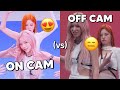 How different is itzy when theyre on cam vs off cam