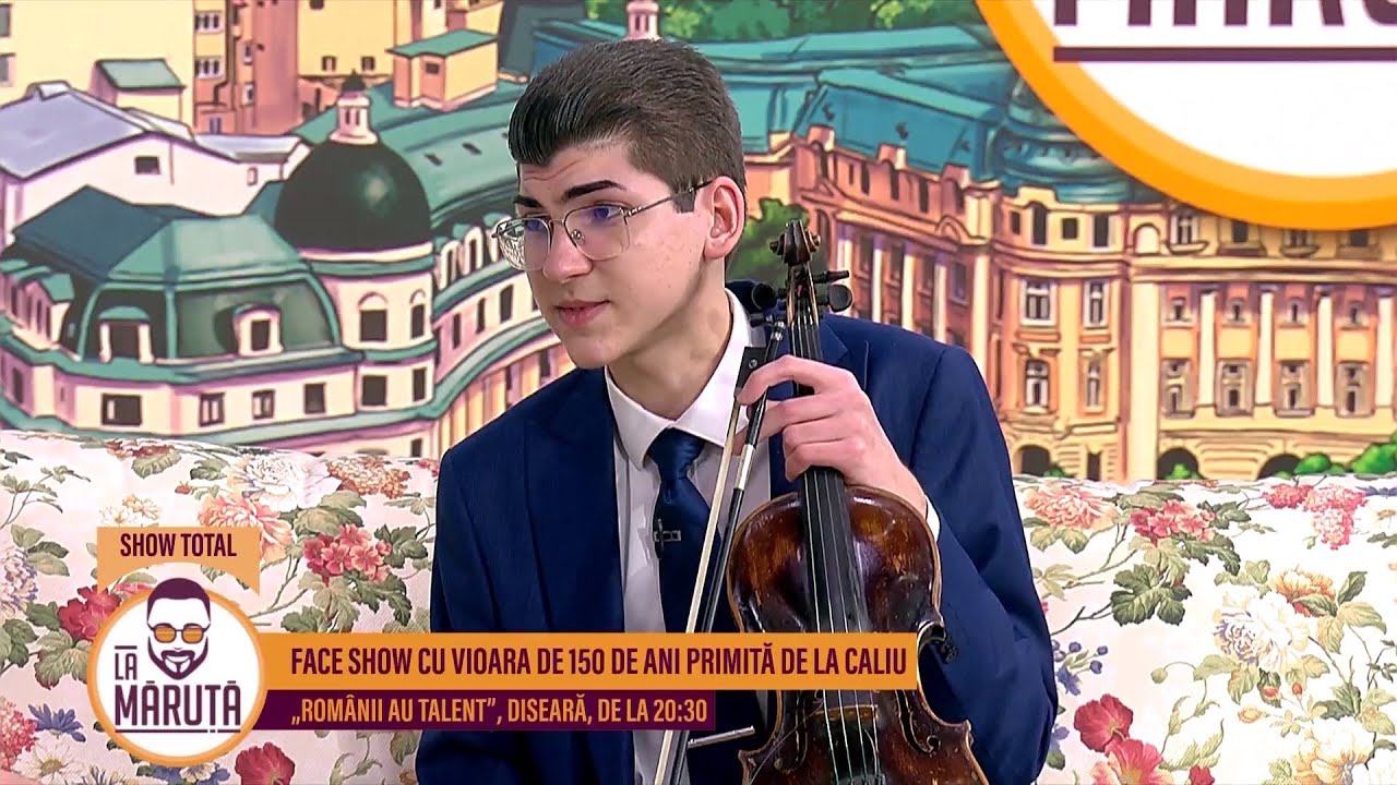 Face show cu vioara de 150 de ani primită de la Caliu