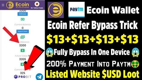 Ecoin Fully Explained || Unlimited Refer Trick || Simple withdrawal Procesd