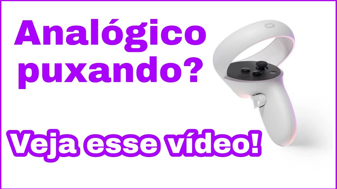 Drift no Controle/Analogico Puxando! Oculus Meta Quest 2!Veja esse