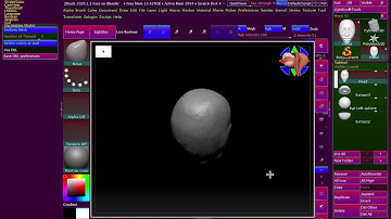 ZBrush 2020.1.1 Rotation canvas