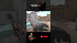 2HP Dust 2 Clutch | Counter Strike 2 | CS2  #counterstrike2#dust2