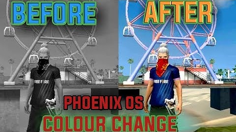 How to change 🎨colour in Freefire in phoenix os // phoenix os freefire best keymapping in tamil