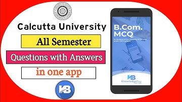 Knowledge Bay App for Calcutta University Students | Best Application For Bcom Course