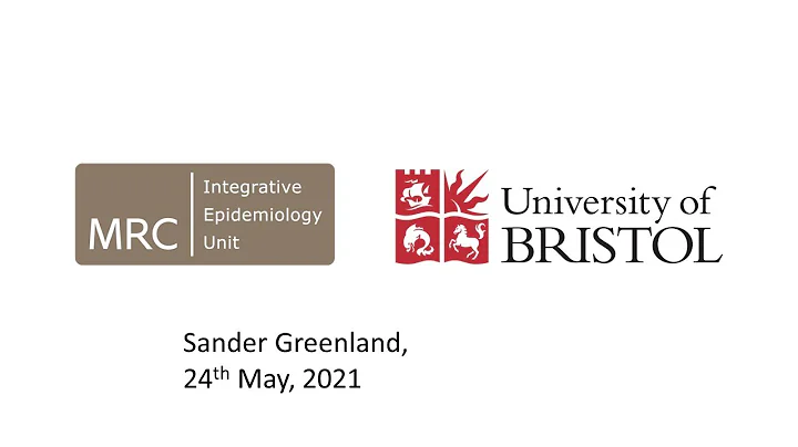 IEU Seminar: Sander Greenland, 24 May 2021: Advanc...