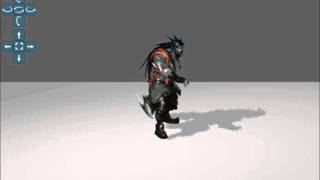 League Of Lengends Tryndamere Legendary Skin Demon Sword 3D Model