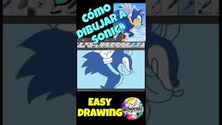 Dibuja a Sonic the Hedgehog | Easy drawing | Krita