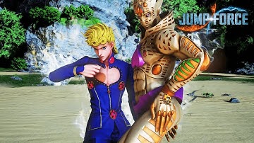 Giorno Giovanna - All Awakenings, Skills & Ultimate Attack Showcase | Jump Force