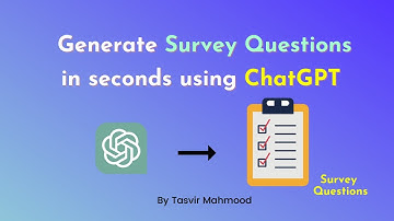 How to generate survey questions for research using ChatGPT