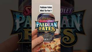 Is there a Shiny Charizard in this Paldean Fates Mini Tin? #pokemon #pokemoncards #pokemontcg