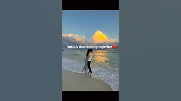 Initials that belong together❤️ #initialsthatbelongtogether #trending #love #cute