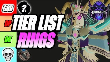 DUNGEON QUEST RINGS and PERKS TIER LIST | NEW META