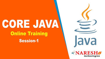 Core Java Online Training Session 1 | Core Java Online Training