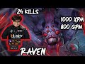 Fnatic.Raven Broodmother 1000 XPM 24 kills Hard Hitter Sea Player Dota2 7.28b fullgame