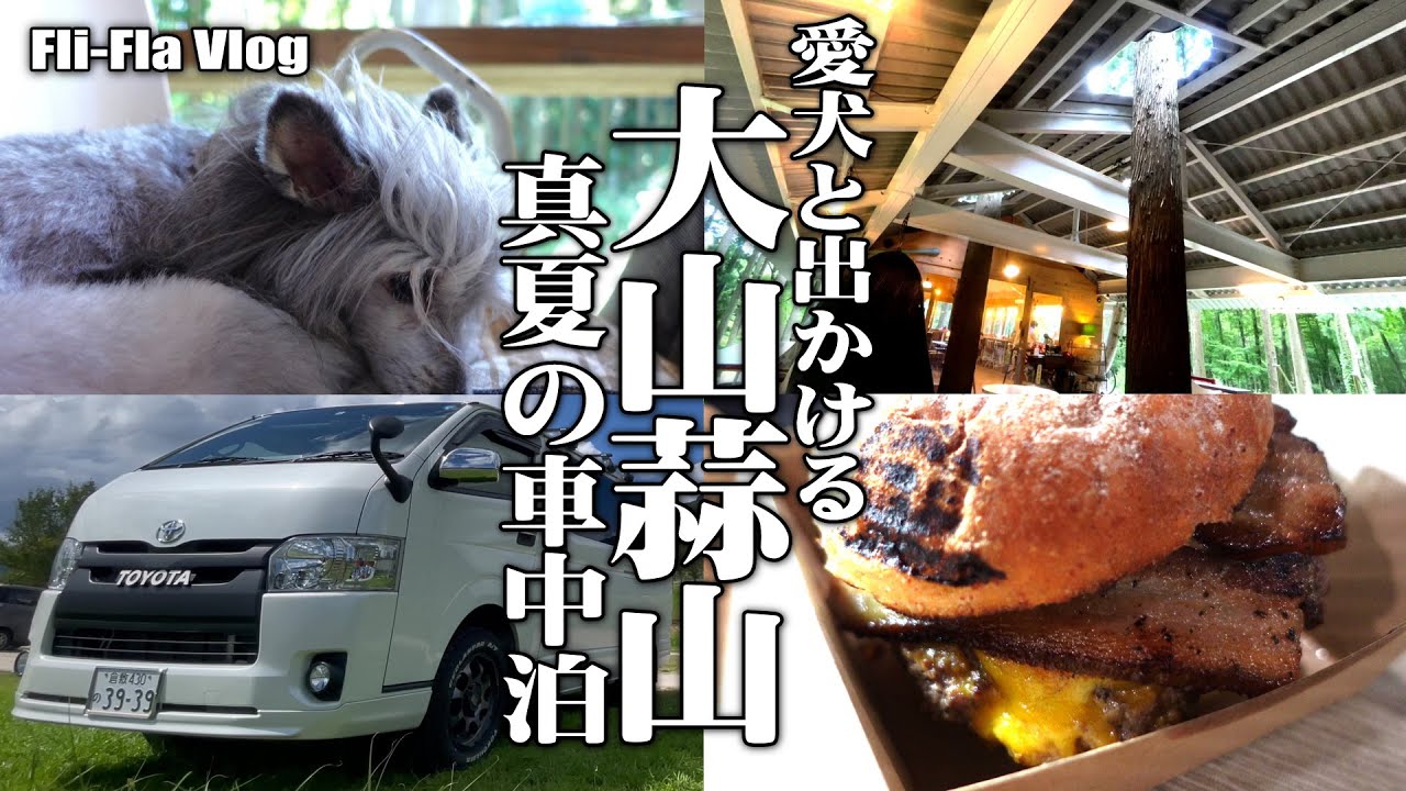 【真夏の大山車中泊】蒜山大山をぐるり一周、猛暑の中でも涼を感じられた一日ドライブ