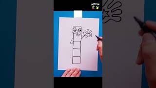 Numberblock 5 #numberblocks #art #artforall