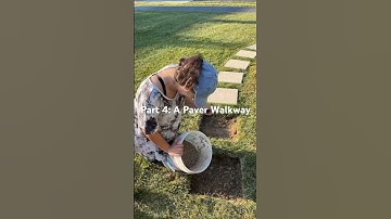 Pt4: Budget Friendly Paver Walkway ! #diy #patiohome #patio #walkway