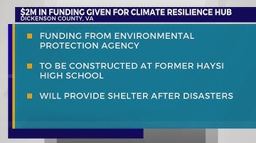 Climate Resilience Hub will provide shelter in Dickenson Co. after disasters
