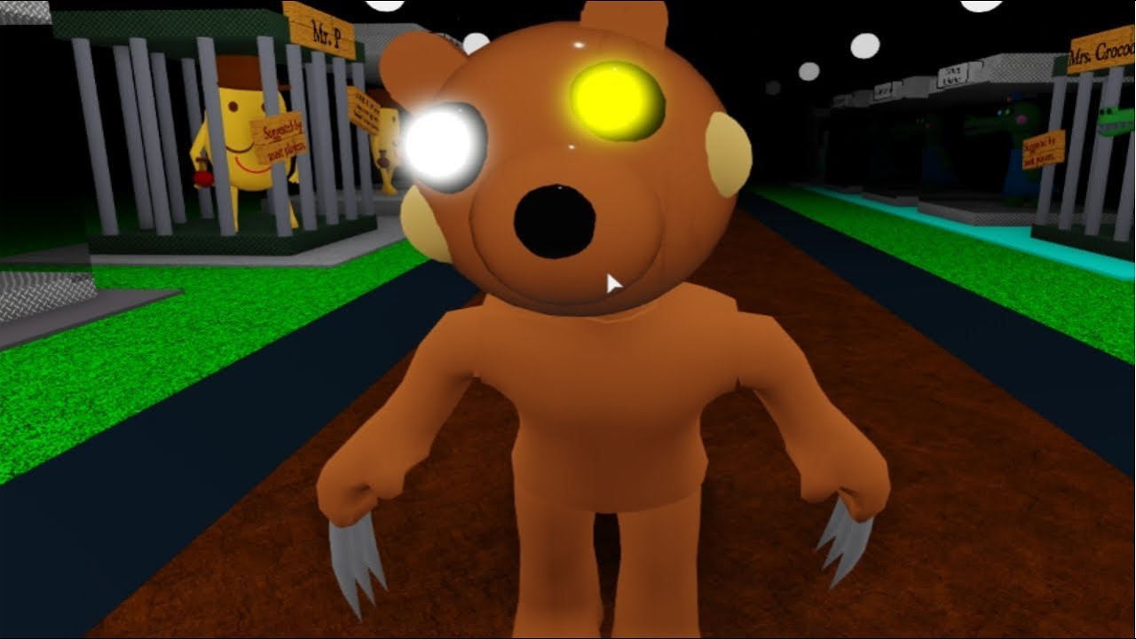 Roblox Piggy Teddy Bear Jumpscare Custom Characters Youtube