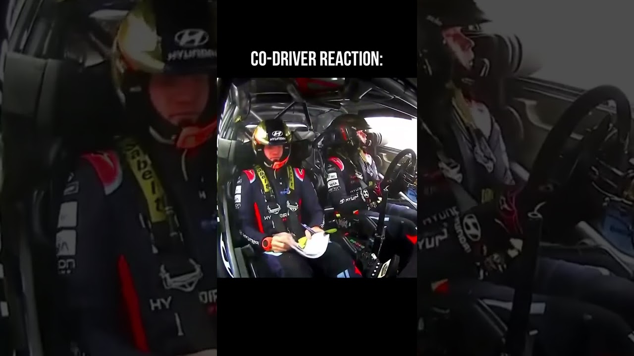 Such a cold reaction 🥶 #reaction #driver #codriver #rally #car #cars #racing