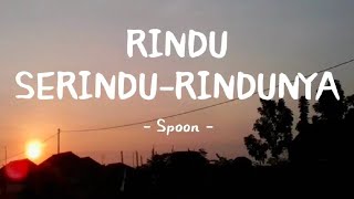 RINDU SERINDU RINDUNYA - Spoon (Lirik) | Cover by Elma Bening Music #lagumalaysia #spoon #liriklagu