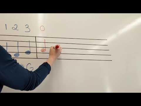 Reading and Writing A string Notes, Violin