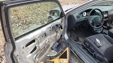 1996 - 2000 Honda Civic Power Window Off Track Quick Fix How To