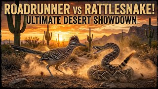 Roadrunner vs Rattlesnake | Epic Desert Showdown in Arizona | Wildlife Action Animation